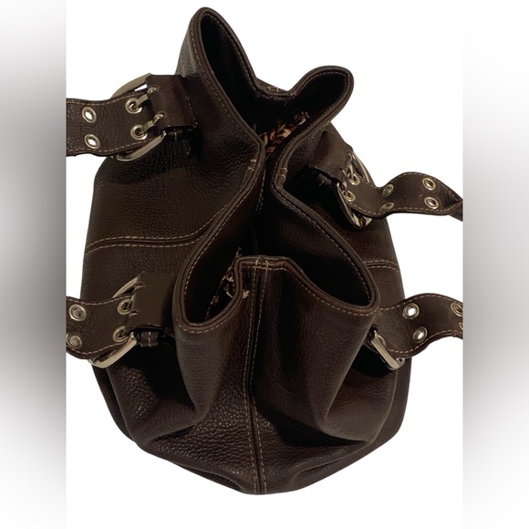 Tignanello Leather Handbag & Wallet Set chocolate Brown  NWOT - Picture 8 of 16